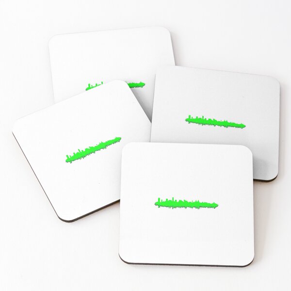 Item preview, Liverpool Skyline Rocks Green designed and sold by Paul Madden.