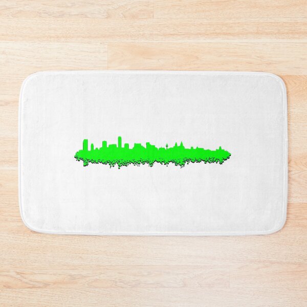 Item preview, Liverpool Skyline Rocks Green designed and sold by Paul Madden.
