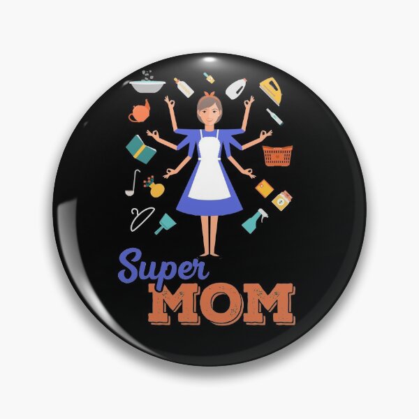 Item preview, Super Mom, Happy Mother's Day designed and sold by ZaydounStark.