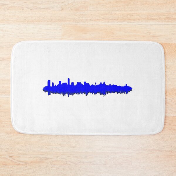 Item preview, Liverpool Skyline Rocks Royal Blue designed and sold by Paul Madden.