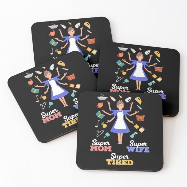 Item preview, Super Mom, Super Wife, Super Tired, Happy Mother's Day designed and sold by ZaydounStark.