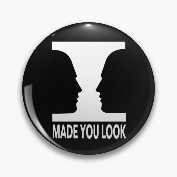 Item preview, Rubins Vase - Made You Look Faces and Vase Illusion designed and sold by molamode.
