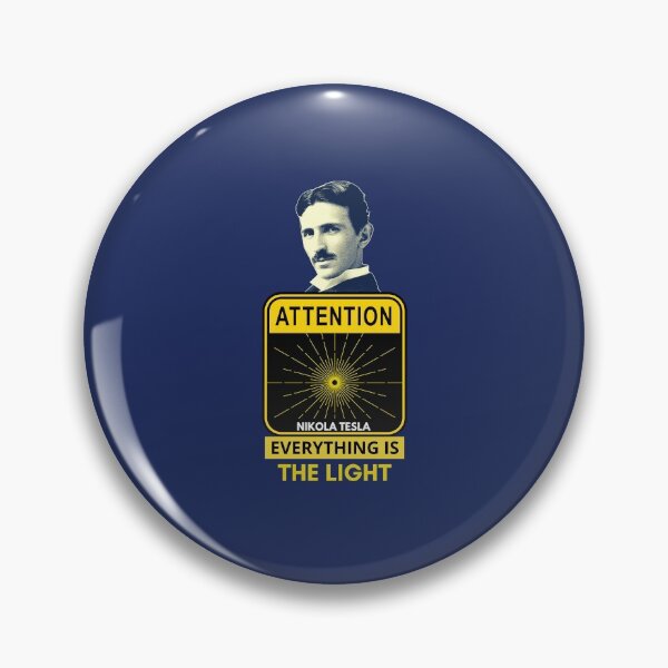 Item preview, Nikola Tesla - Everything is the Light designed and sold by Emma's New York Magic.