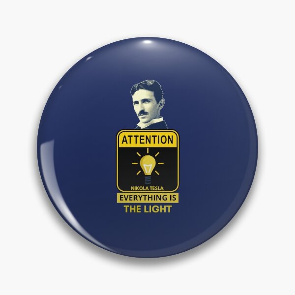 Item preview, Nikola Tesla - Everything is the Light (B) designed and sold by Emma's New York Magic.