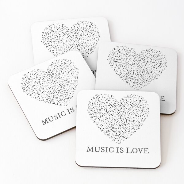 Item preview, Musical Notation Heart: Music is my Love Language designed and sold by Purrfecta.