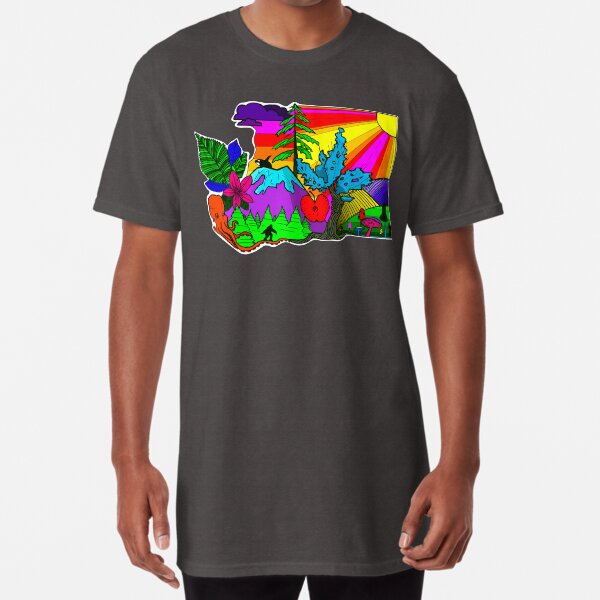 Neon WA Long T-Shirt