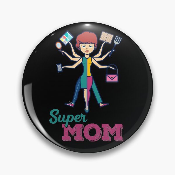 Item preview, Super Mom, Happy Mother's Day designed and sold by ZaydounStark.