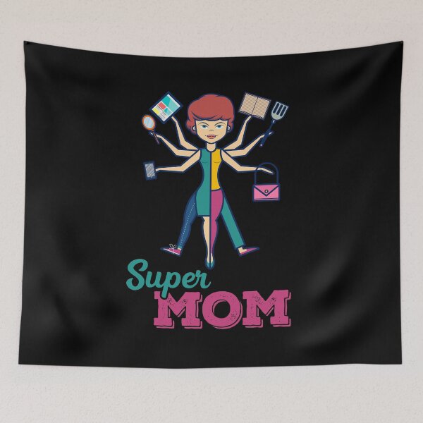 Item preview, Super Mom, Happy Mother's Day designed and sold by ZaydounStark.