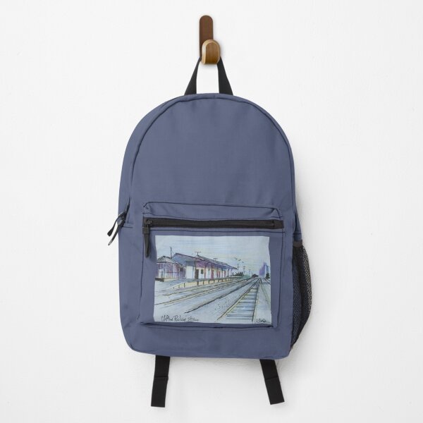 Item preview, Lonely railway station sketch by Al Benge, Queensland Australia designed and sold by Al Benge.