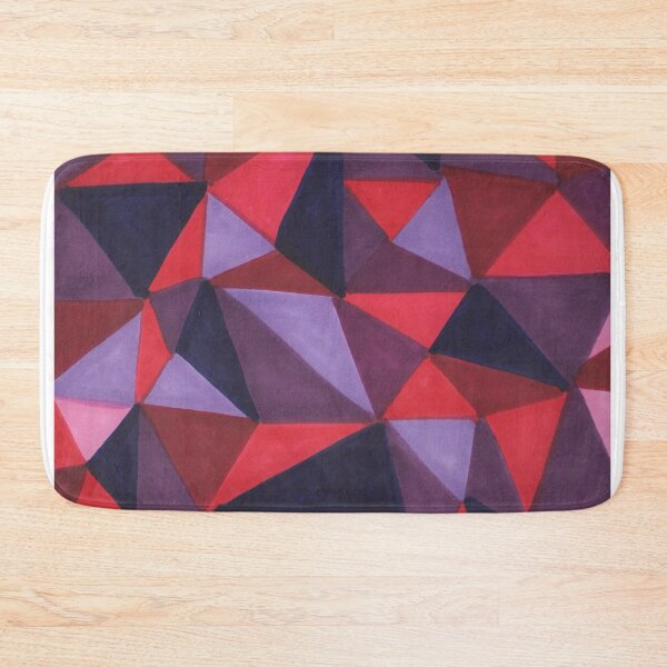 Item preview, Triangles: Reds and Violets designed and sold by LauraKozdra.