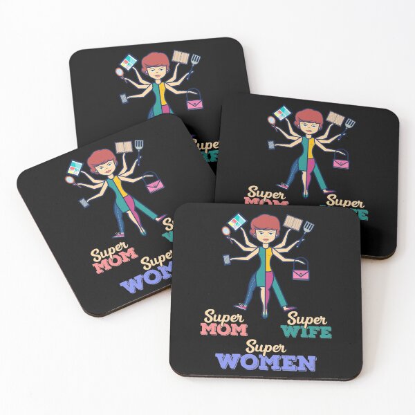 Item preview, Super Mom, Super Wife, Super Tired, Happy Mother's Day designed and sold by ZaydounStark.