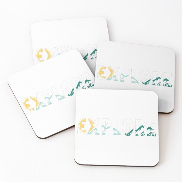 Item preview, EXPLORE Mountain Design for Hikers designed and sold by Woggy-Doodles-.