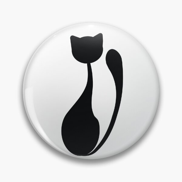 Item preview, Black cat's silhouette designed and sold by Aenota.