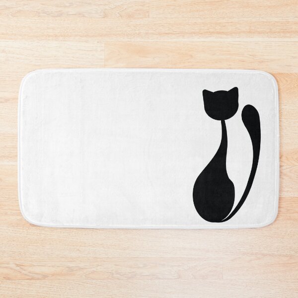 Item preview, Black cat's silhouette designed and sold by Aenota.