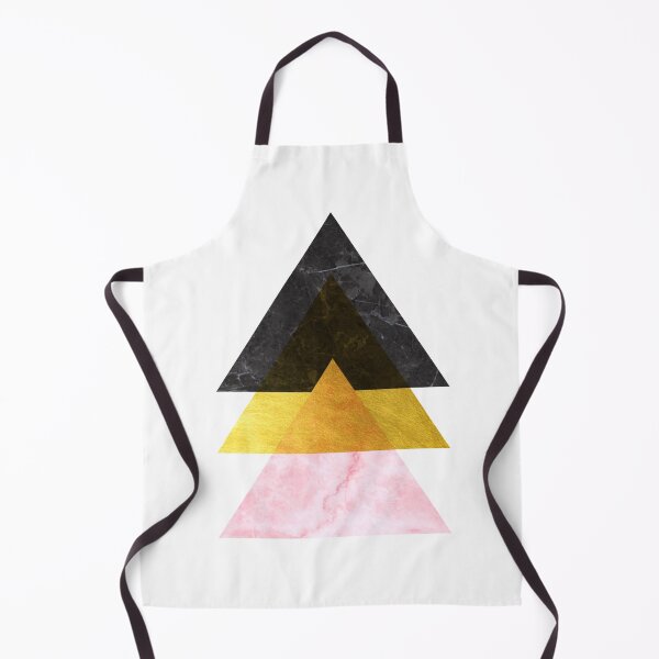 Item preview, Modern Pink Gold Black Marble Geometric Triangle designed and sold by Turkdesigner.