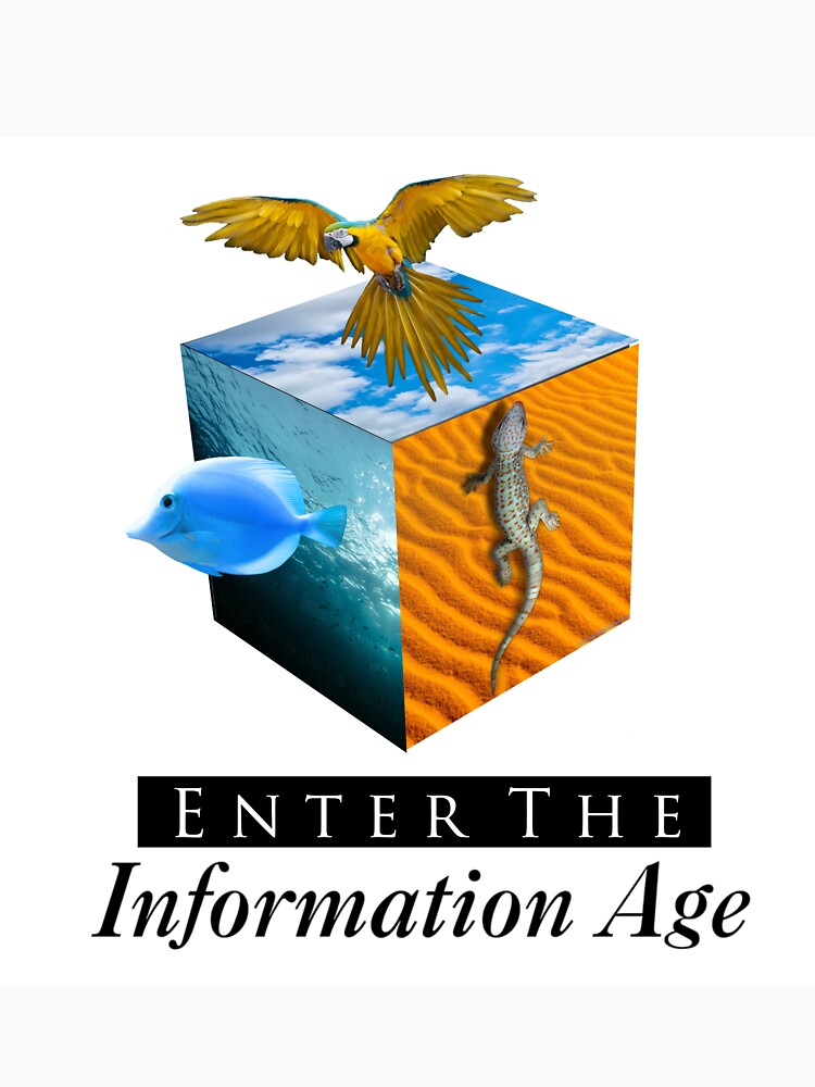 Thumbnail 7 of 7, Classic T-Shirt, Enter the Information Age designed and sold by pangeaworx.