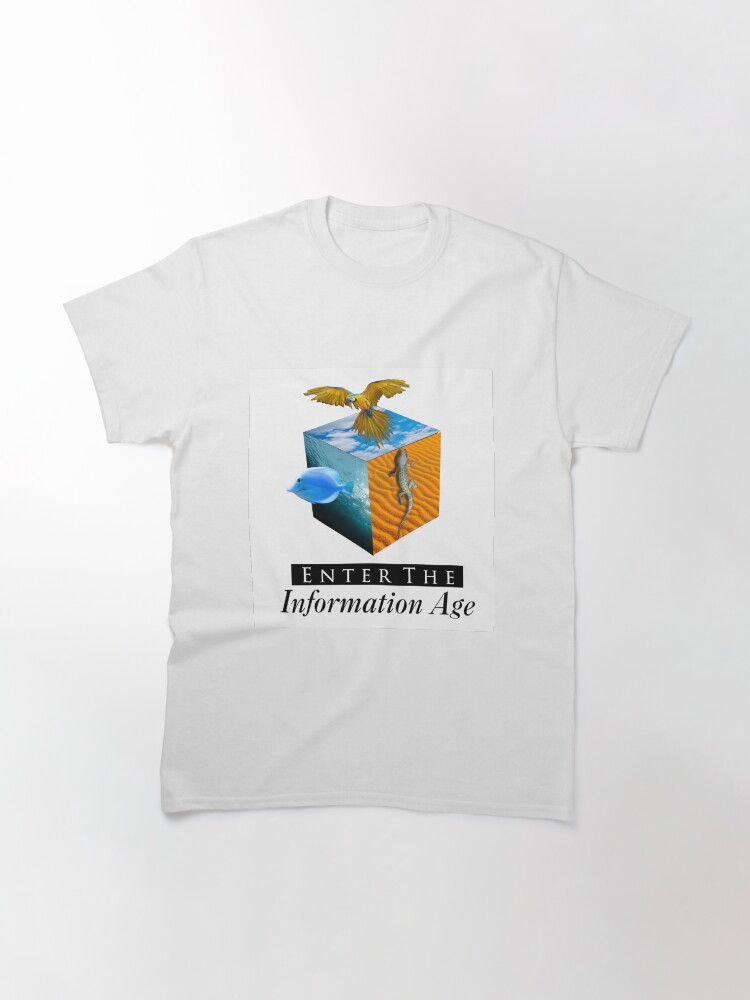 Thumbnail 3 of 7, Classic T-Shirt, Enter the Information Age designed and sold by pangeaworx.