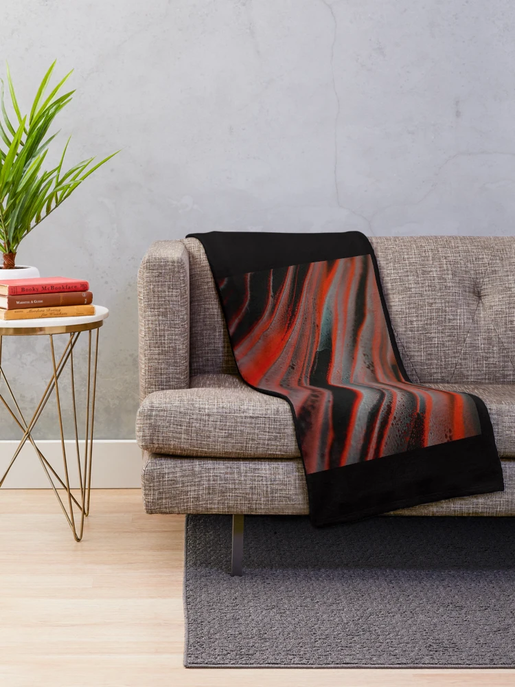 Thumbnail 2 of 6, Throw Blanket, Fire Walk With Me designed and sold by RewskiPhotos.