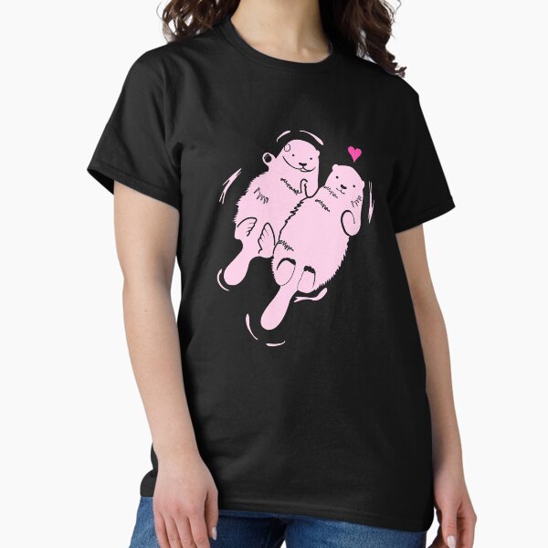 Item preview, Pink Otter Couple designed and sold by Wachi-A.