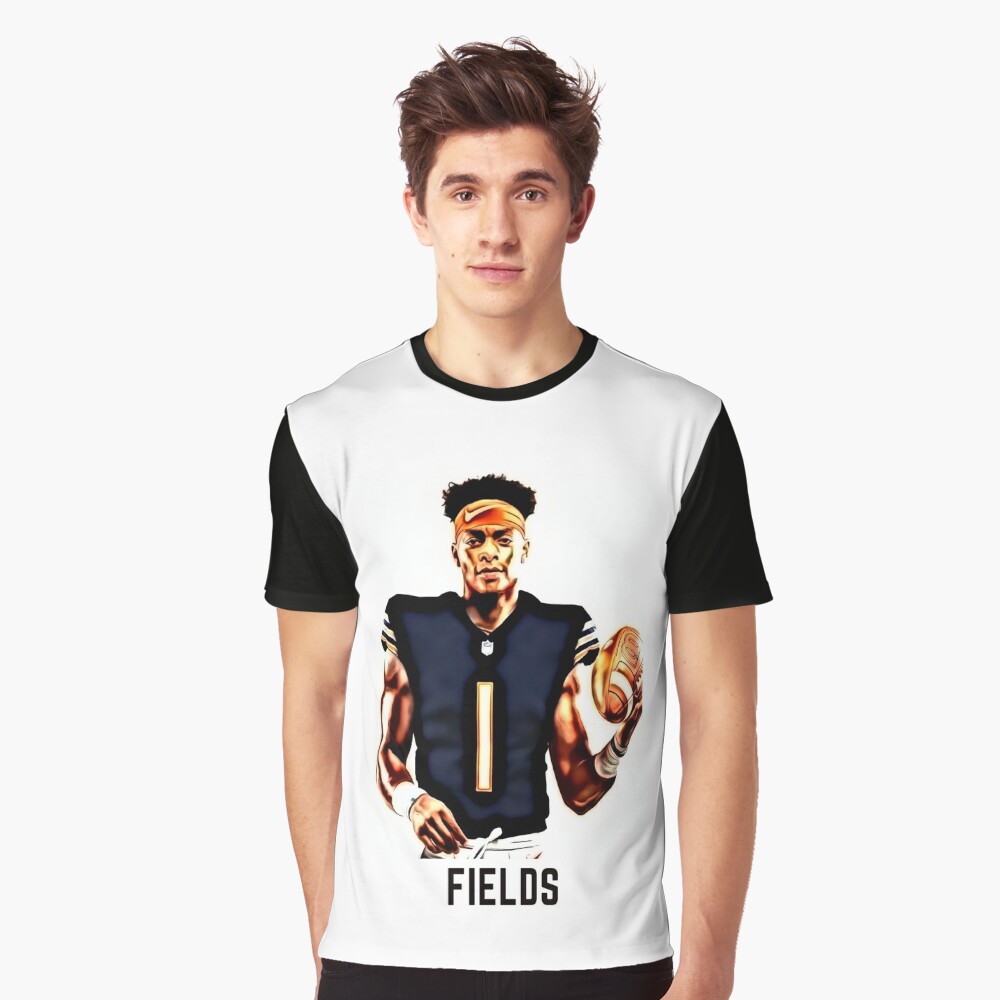 : Justin Fields Bears Essential Classic Unisex T-Shirt, Ladies T- Shirt, Sweatshirt, Hoodie #LS5I : Clothing, Shoes & Jewelry