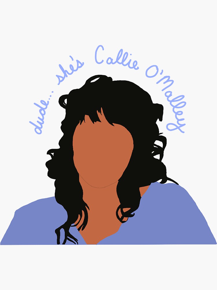 "Callie O'Malley" Sticker for Sale by rainbowkepner Redbubble