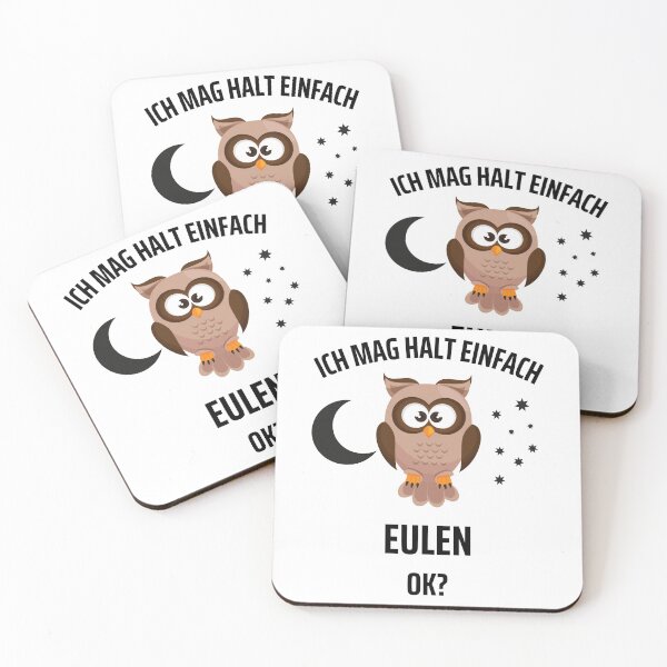 Artikelvorschau, Ich mag halt einfach Eulen ok? Vogel Spruch lustig entworfen und verkauft von DerEmmat.