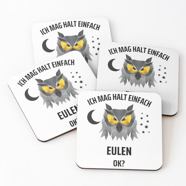 Artikelvorschau, Ich mag halt einfach Eulen ok? Vogel Spruch lustig entworfen und verkauft von DerEmmat.