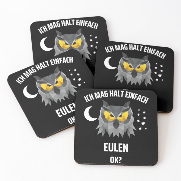 Artikelvorschau, Ich mag halt einfach Eulen ok? Vogel Spruch lustig entworfen und verkauft von DerEmmat.