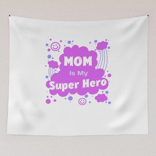 Item preview, Mom is my super hero  designed and sold by YousefMarei.