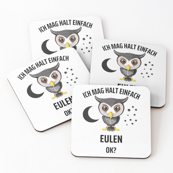 Artikelvorschau, Ich mag halt einfach Eulen ok? Vogel Spruch lustig entworfen und verkauft von DerEmmat.
