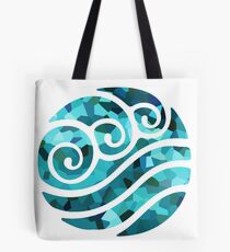 Crystallized Waterbending Emblem Tote Bag