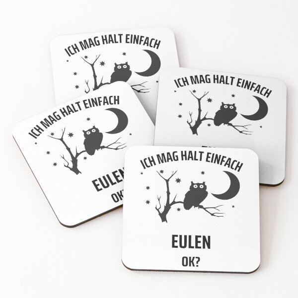 Artikelvorschau, Ich mag halt einfach Eulen ok? Vogel Spruch lustig entworfen und verkauft von DerEmmat.