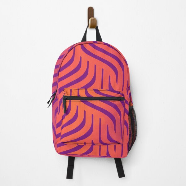Item preview, Purple And Orange Wavy Diamonds Pattern designed and sold by Designs By YL.