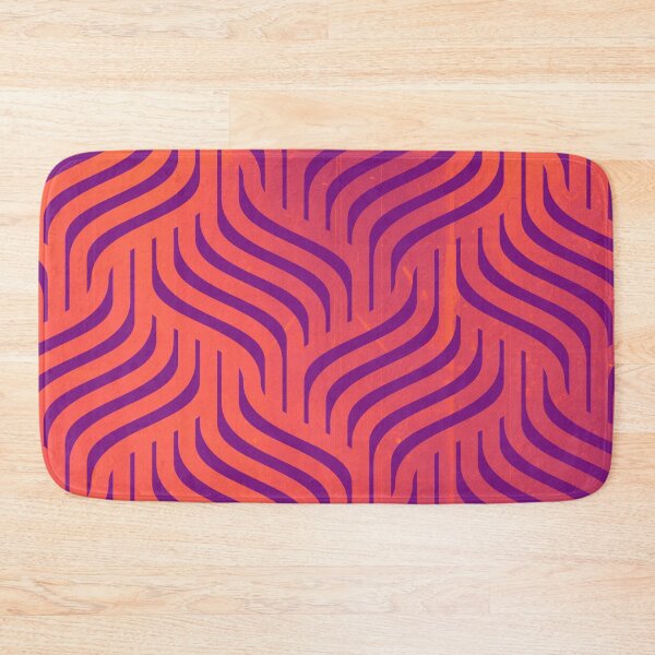 Item preview, Purple And Orange Wavy Diamonds Pattern  designed and sold by Designs By YL.