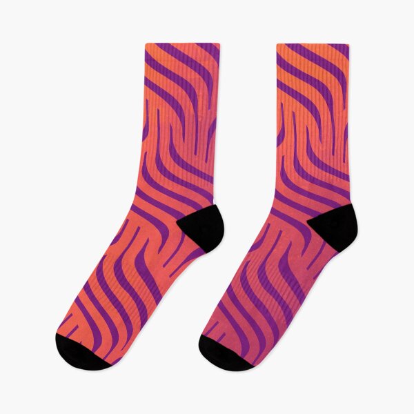 Item preview, Purple And Orange Wavy Diamonds Pattern  designed and sold by Designs By YL.