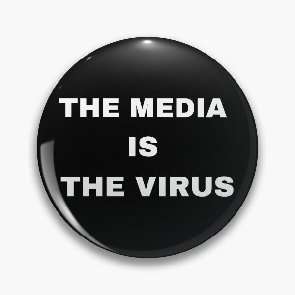 Item preview, THE MEDIA IS THE VIRUS designed and sold by NerdGrrl.