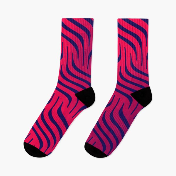 Item preview, Red And Navy Wavy Diamonds Pattern  designed and sold by Designs By YL.