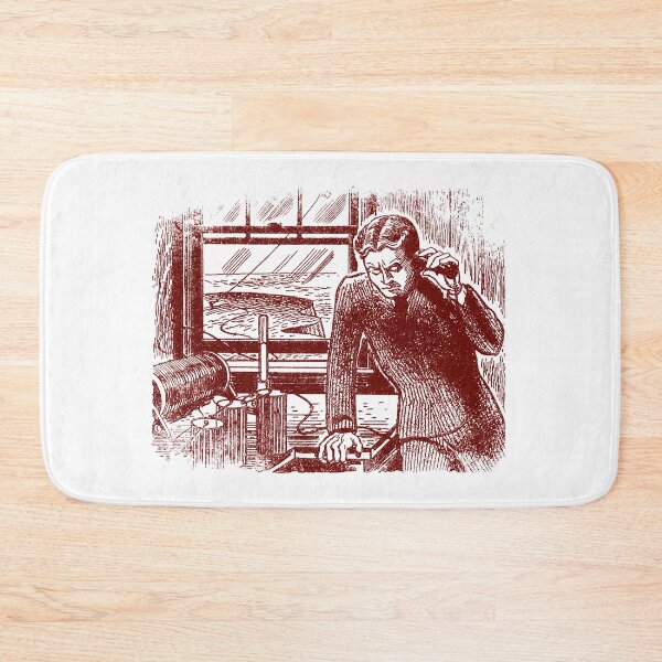 Item preview, On The Wireless - Red designed and sold by Banjoboy Art.
