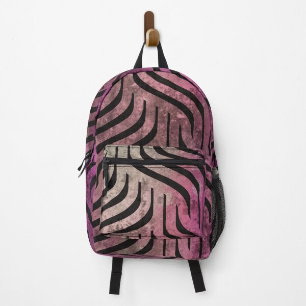 Item preview, Pink Grunge Wavy Diamonds Pattern designed and sold by Designs By YL.