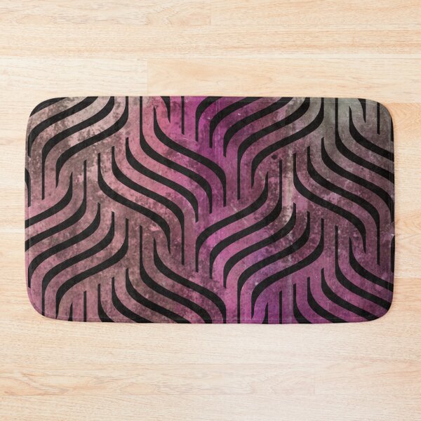 Item preview, Pink Grunge Wavy Diamonds Pattern  designed and sold by Designs By YL.