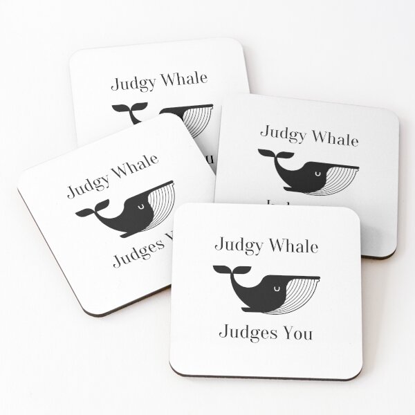 Item preview, Judgy Whale Judges You designed and sold by Benched Goods.
