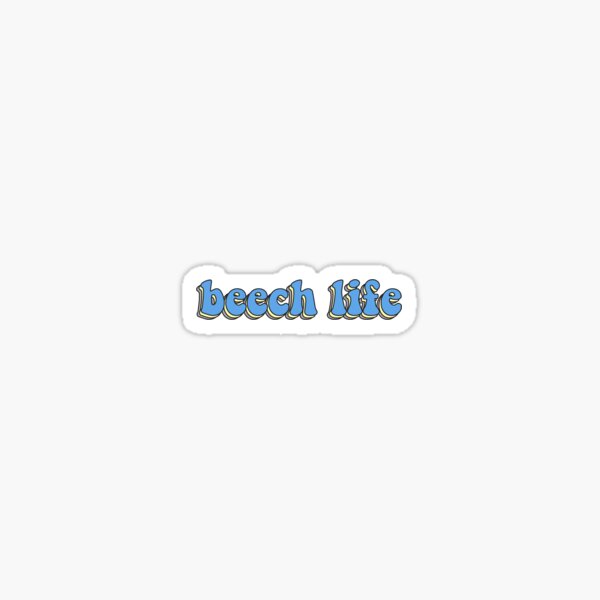 Item preview, Beech Life (blue) designed and sold by Haley Springman.