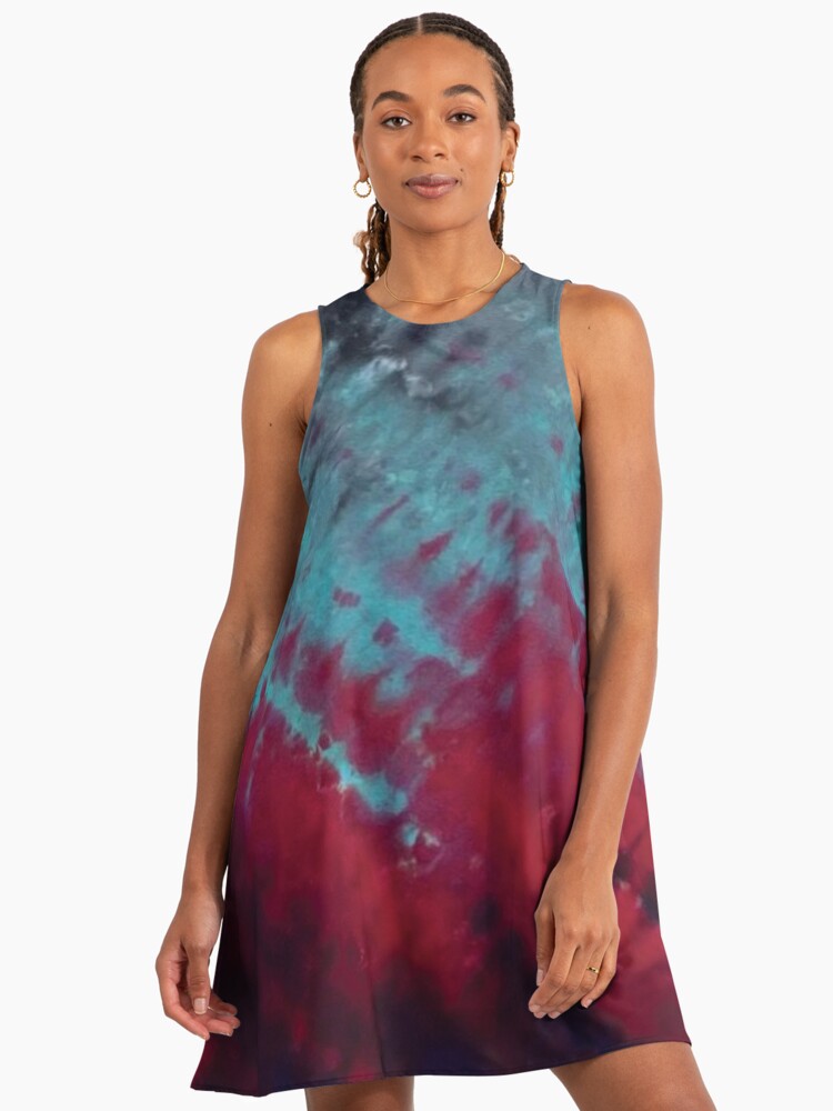 Red Wine, Turquoise, Blue Gray, And Better Black Tie Dye" A-Line Dress for Sale by StarsForgers | Redbubble Red Wine, Turquoise, Blue Gray, And Better Black Tie Dye" A-Line Dress for Sale by StarsForgers | Redbubble