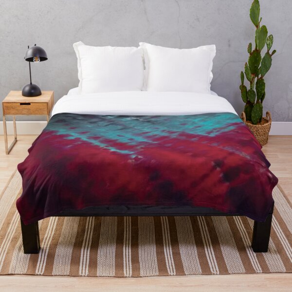Item preview, Red Wine, Turquoise, Blue Gray, And Better Black Tie Dye designed and sold by StarsForgers.