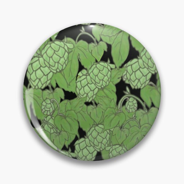 Item preview, Hops on the vine- black background  designed and sold by cityette.