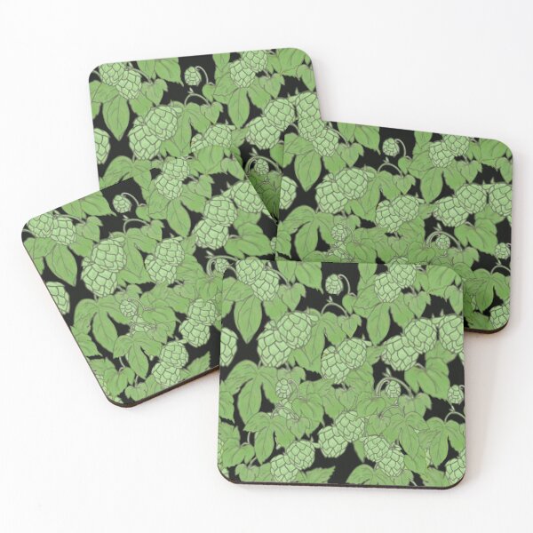 Item preview, Hops on the vine- black background  designed and sold by cityette.