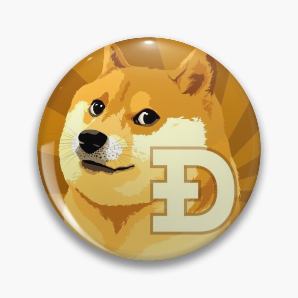Item preview, Dogecoin Golden Logo - DogeArmy Crypto Meme designed and sold by J Bigglesworth.
