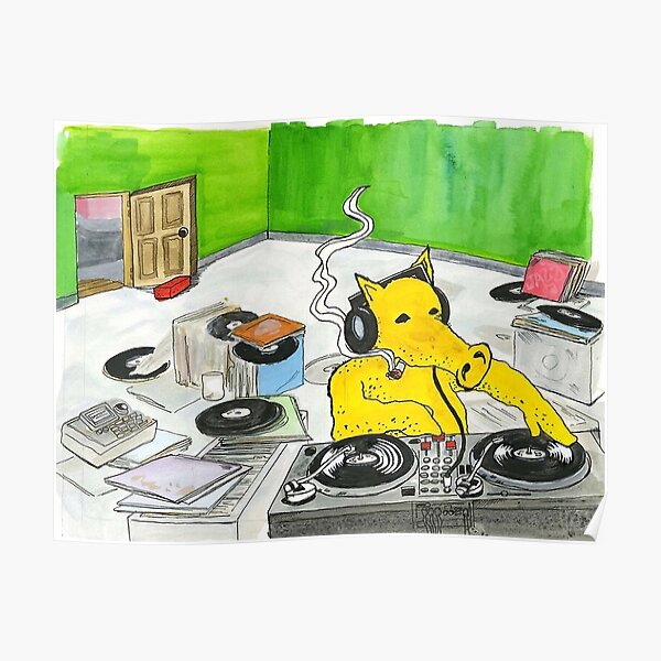 Quasimoto DJ Poster