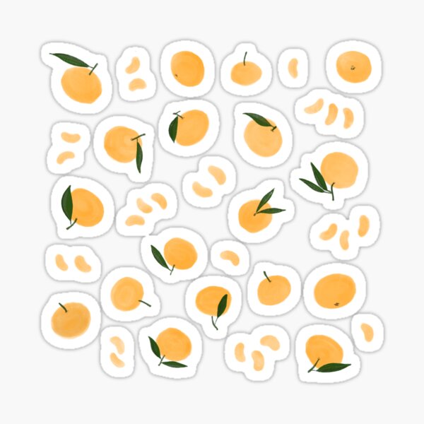Item preview, Painted Clementines Sticker Pack designed and sold by paraguas.