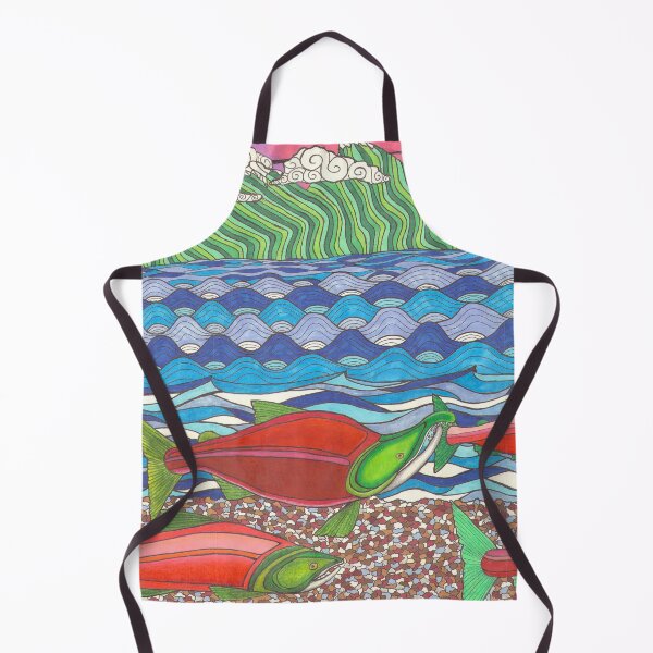 Item preview, Salmon in Alaska designed and sold by JulesOfTheSea21.